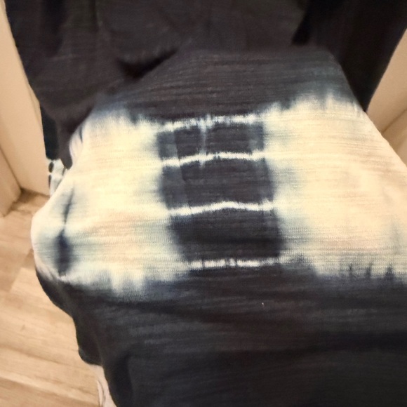 Lane Bryant Navy and White Maxi Dress - Picture 3 of 5